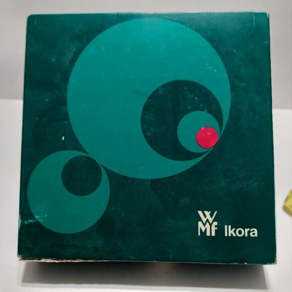 VTG Ikora WMF Silverplate Leaf Footed Candy Trinket Dish Germany Unused w/box - Picture 6 of 6